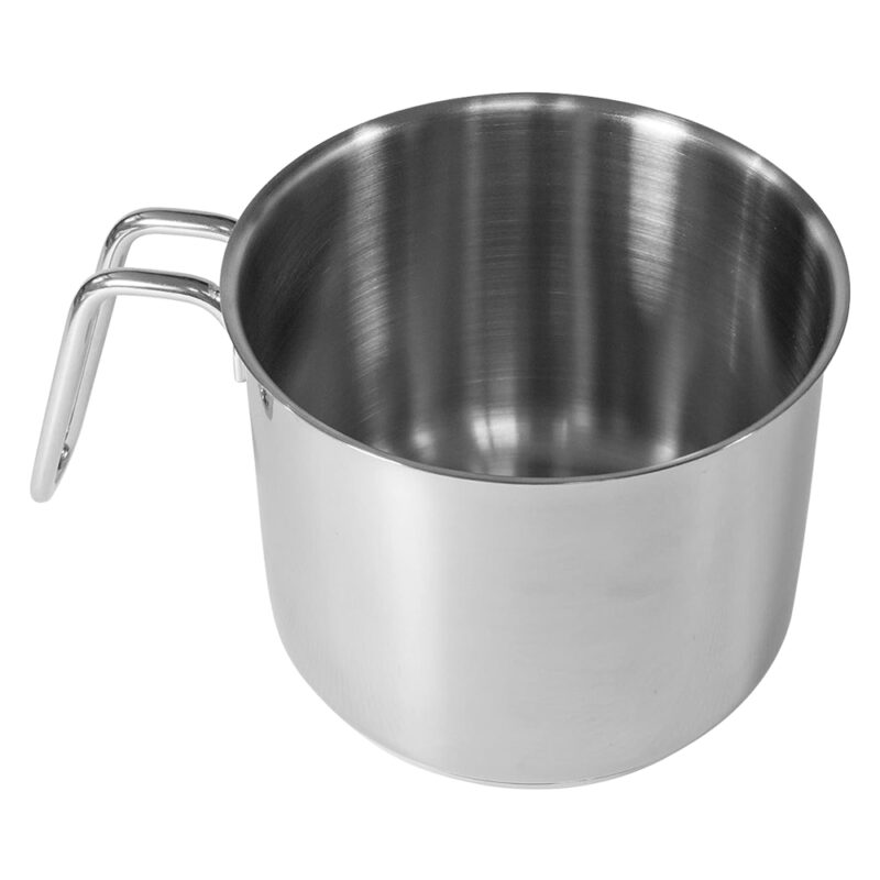 BOLLILATTE ACCIAIO 'ALLEGRO INOX' Ø cm. 12