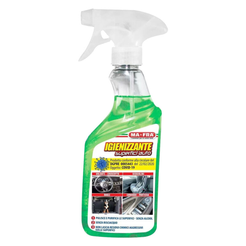 DETERGENTE IGIENIZZANTE 'SUPERFICI AUTO' ml 500