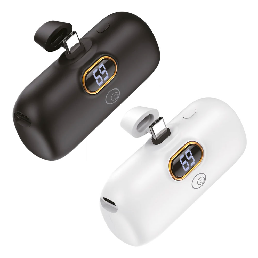 BATTERIA PORTATILE 'MINI POWER BANK' MOD. LS93 5000 mAh - nero