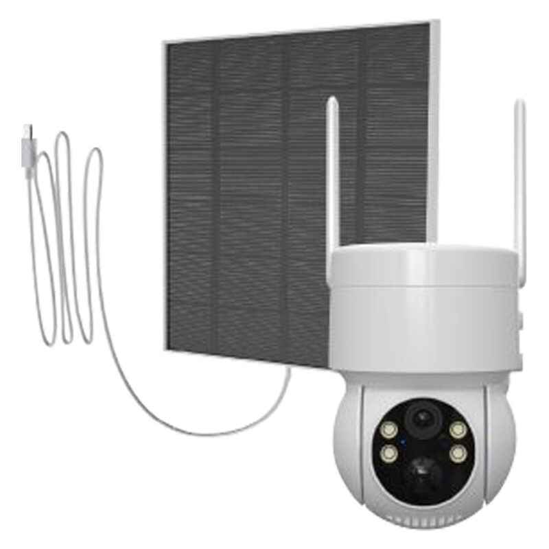 TELECAMERA PER ESTERNI 'PTZ' 4G con pannello solare - 3.0 MPX