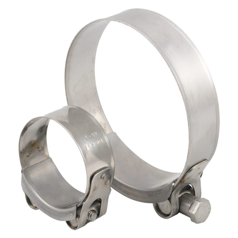 FASCETTA A MORSETTO รธ 32 - 35 - banda 20 mm - vite M6 / blister 2 pezzi