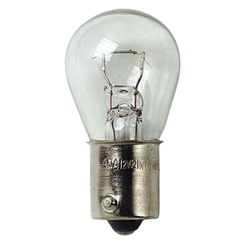 LAMPADINA A 1 FILAMENTO P21 - W 21 - base BA15S