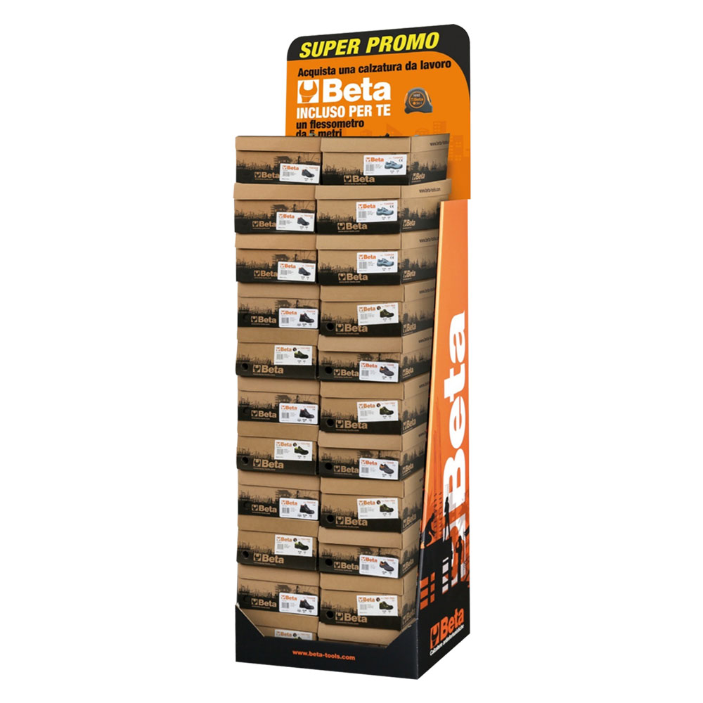 ESPOSITORE SCARPE DA LAVORO 'BETA' capienza 20 scatole