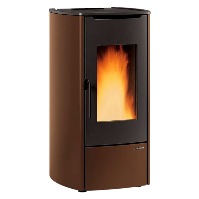 TERMOSTUFA A PELLET 'MARINA HIDRO H11' 14,8 kW - colore avorio
