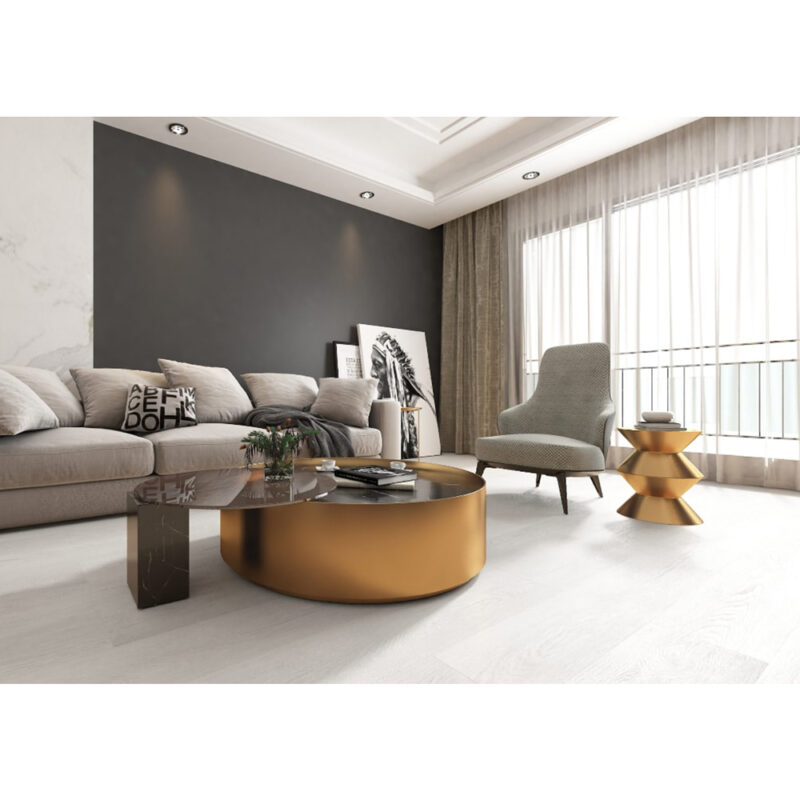 LAMINATO IN SPC SERIE 'LITE WOOD' colore grigio chiaro