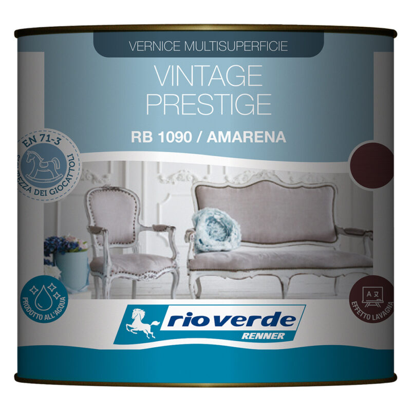 SMALTO MULTISUPERFICE 'VINTAGE PRESTIGE' Lt. 0,5 - colorazione anice