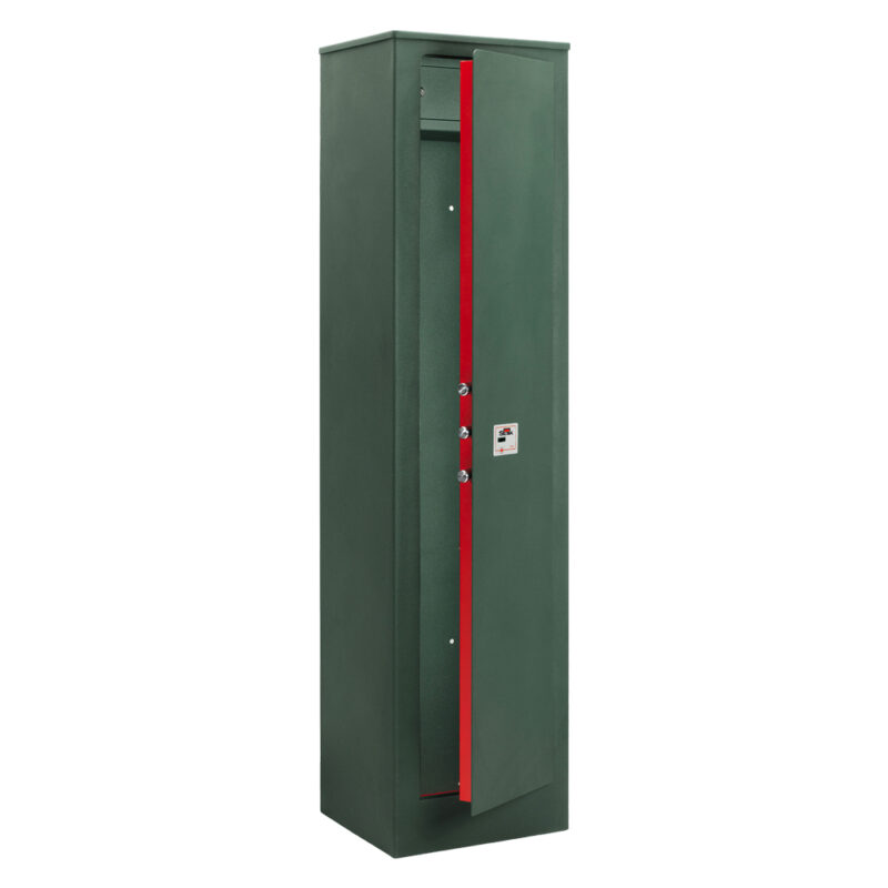 ARMADIO PORTAFUCILI CON SERRATURA A DOPPIA MAPPA 8 posti - cm. 360 x 315 x 1485