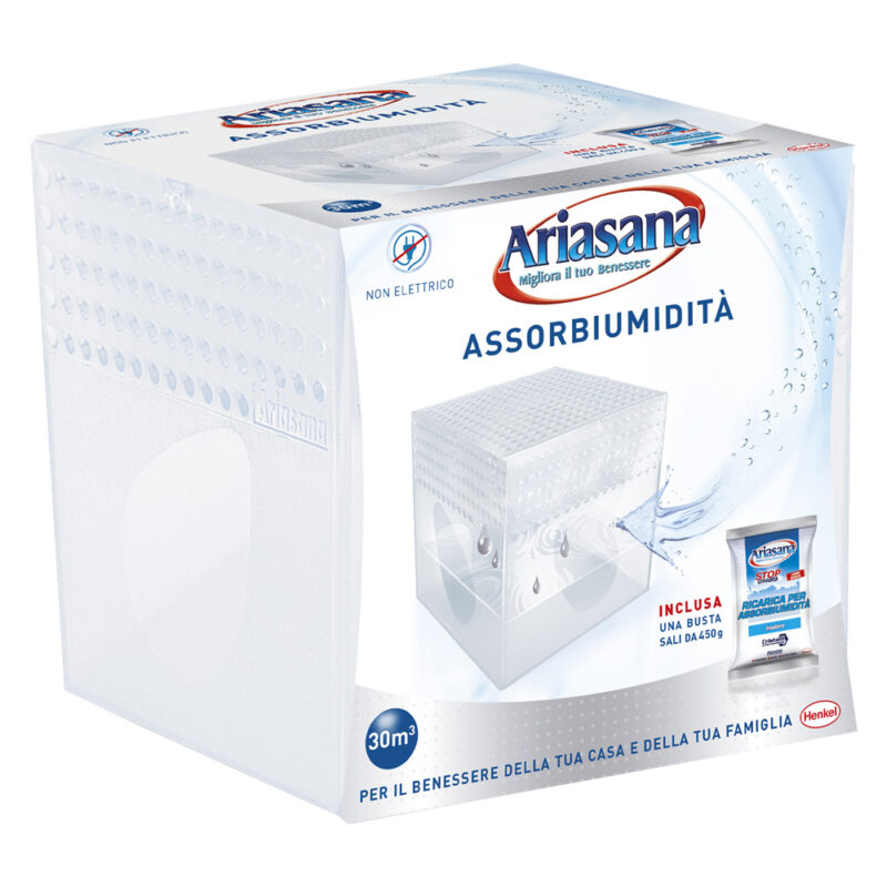 ASSORBIUMIDITA' IN KIT 'ARIASANA' kit 1 vaschetta+1 ricariche 450 gr.