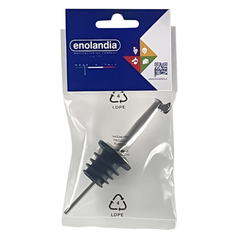 TAPPO VERSATORE 10,5 ร 3 cm - colore nero