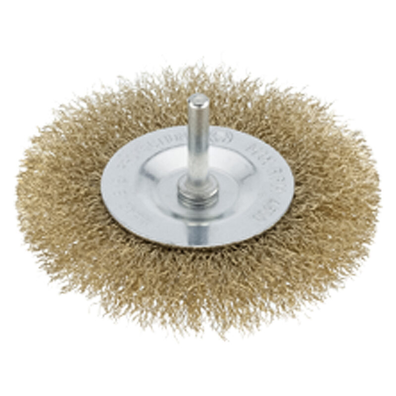 SPAZZOLA CIRCOLARE PER TRAPANO ร mm 40 - gambo mm 6