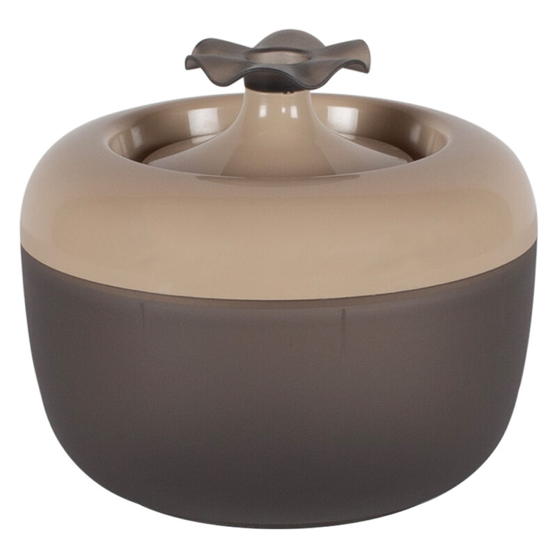 FONTANA PER GATTI 'MALAGA' mod. 'fiore' col. mocaccino - lt. 1,7