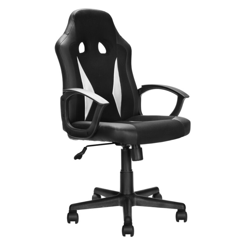 SEDIA DA GAMING nero - cm 60 x 63,5 x h. 98,5 - 108