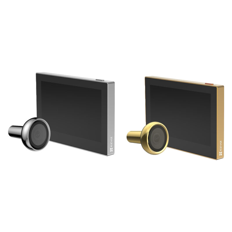 SPIONCINO DIGITALE PER PORTEWIFI 'HP2 2K' EZVIZ risoluzione 2K 1080P - / colore argento