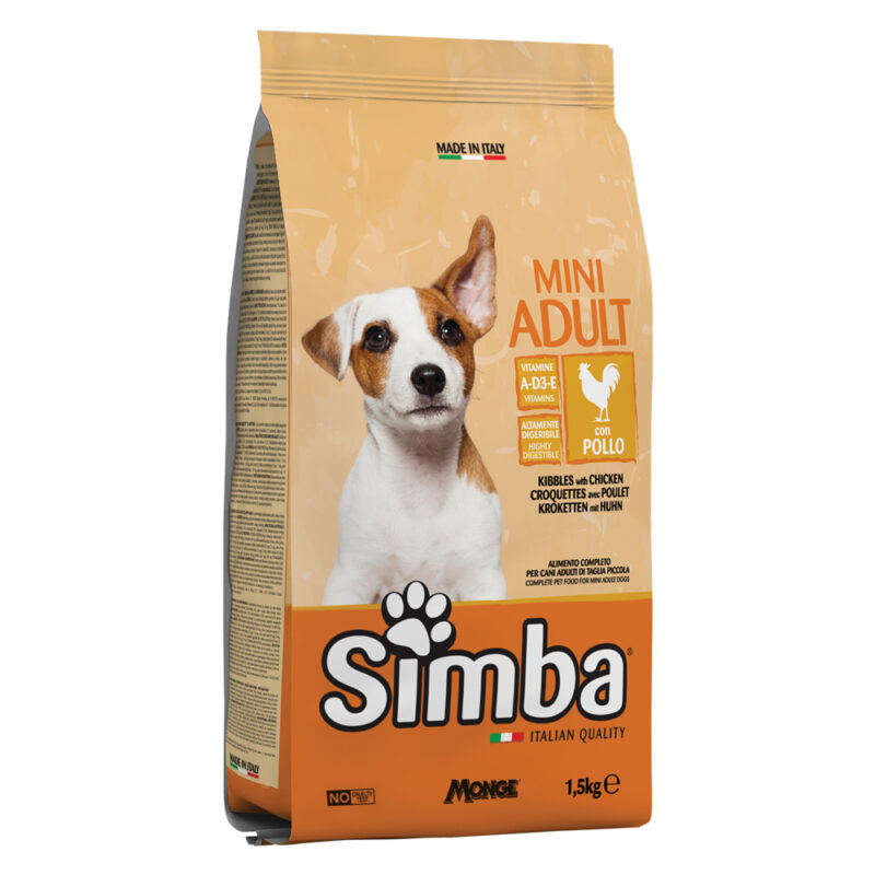 CROCCHETTE PER CANI 'MINI ADULT' pollo - kg 1,5