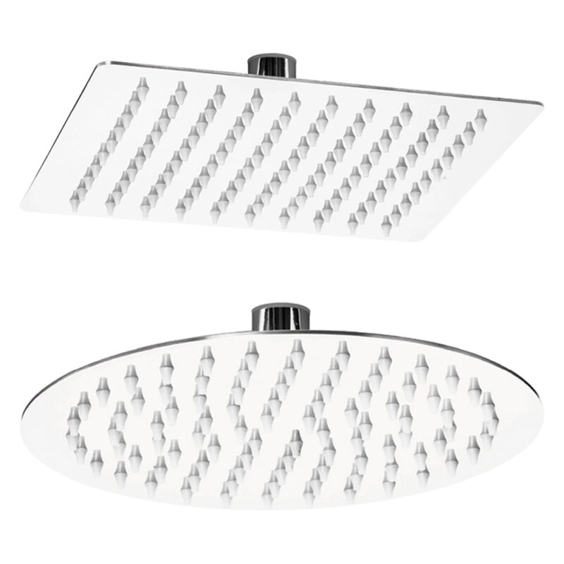 SET DOCCIA 'STARTER' quadrato - soffione 20 x 20 cm