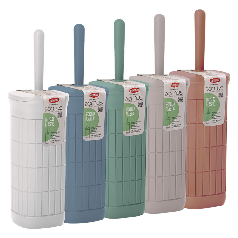 PORTA SCOPINO WC 'DOMUS' dust white