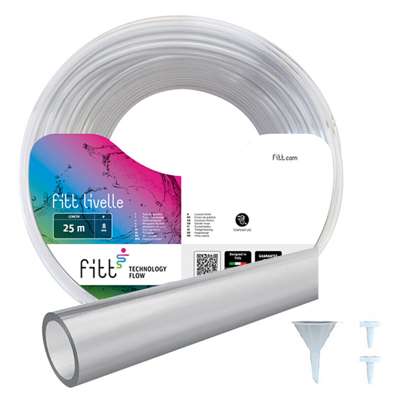 TUBO PER LIVELLO IN KIT รธ 8 x 11 mt 25