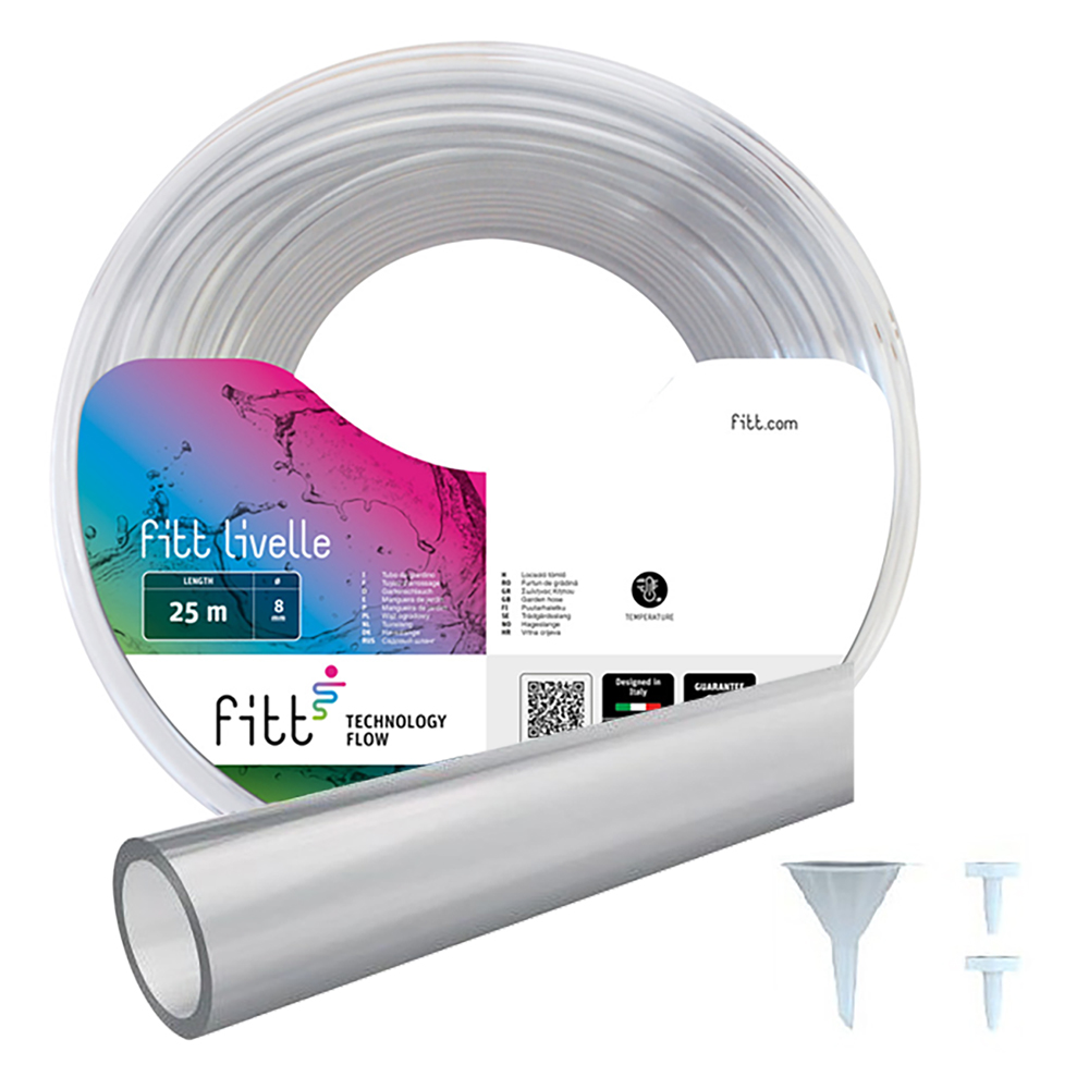 TUBO PER LIVELLO IN KIT ø 8 x 11 mt 25