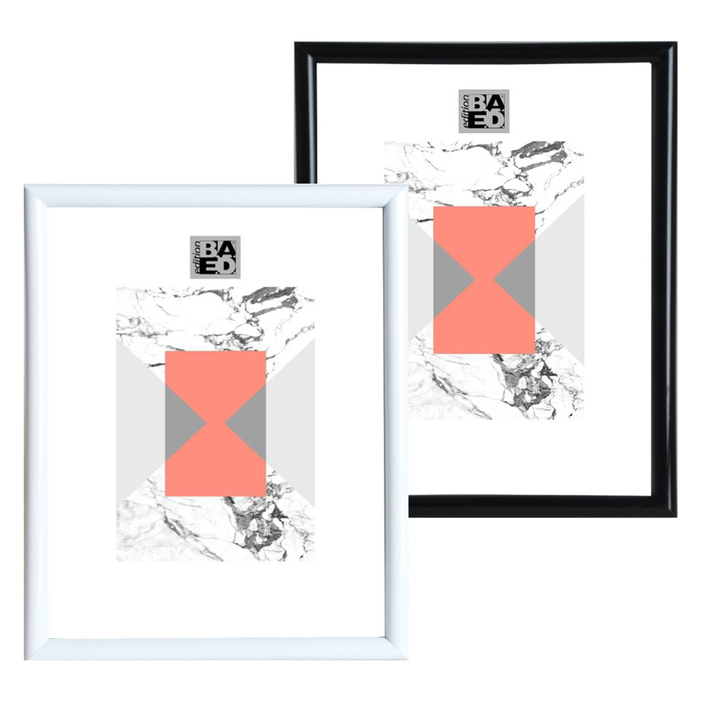 CORNICE 'AMBROISE' cm 13 x 18 con portafoto - nero