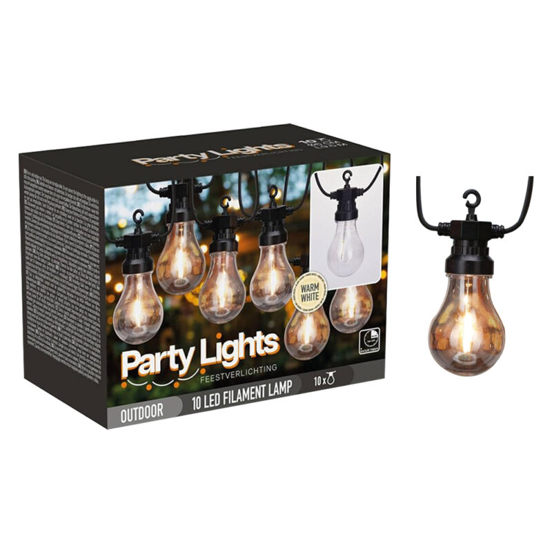 LUMINARIA 'PARTY LIGHTS' cavo mt. 5 - 10 lampade