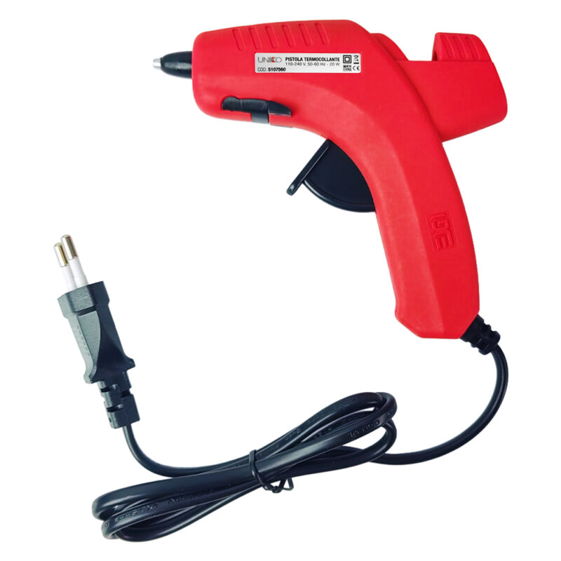 PISTOLA TERMOCOLLANTE 'UNK' 20 W per colla ø mm 7 - 7,5