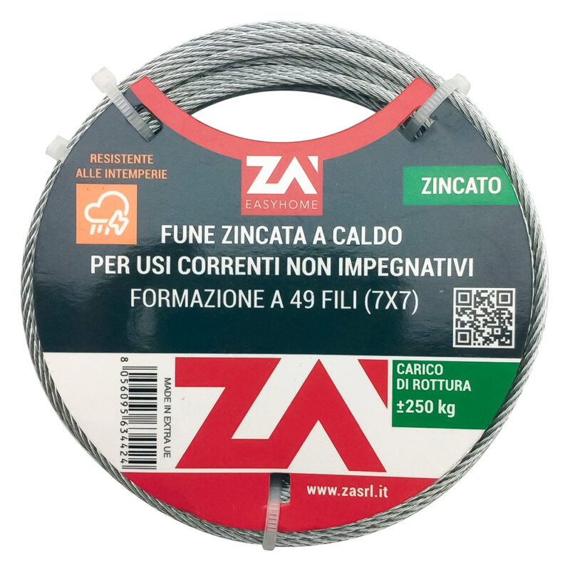 FUNE PER ARGANELLI mm 1,8 x rt. 6 mt