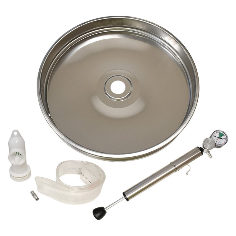 GALLEGGIANTE A CAMERA D'ARIA CON POMPA lt 100 - Ø 420 mm